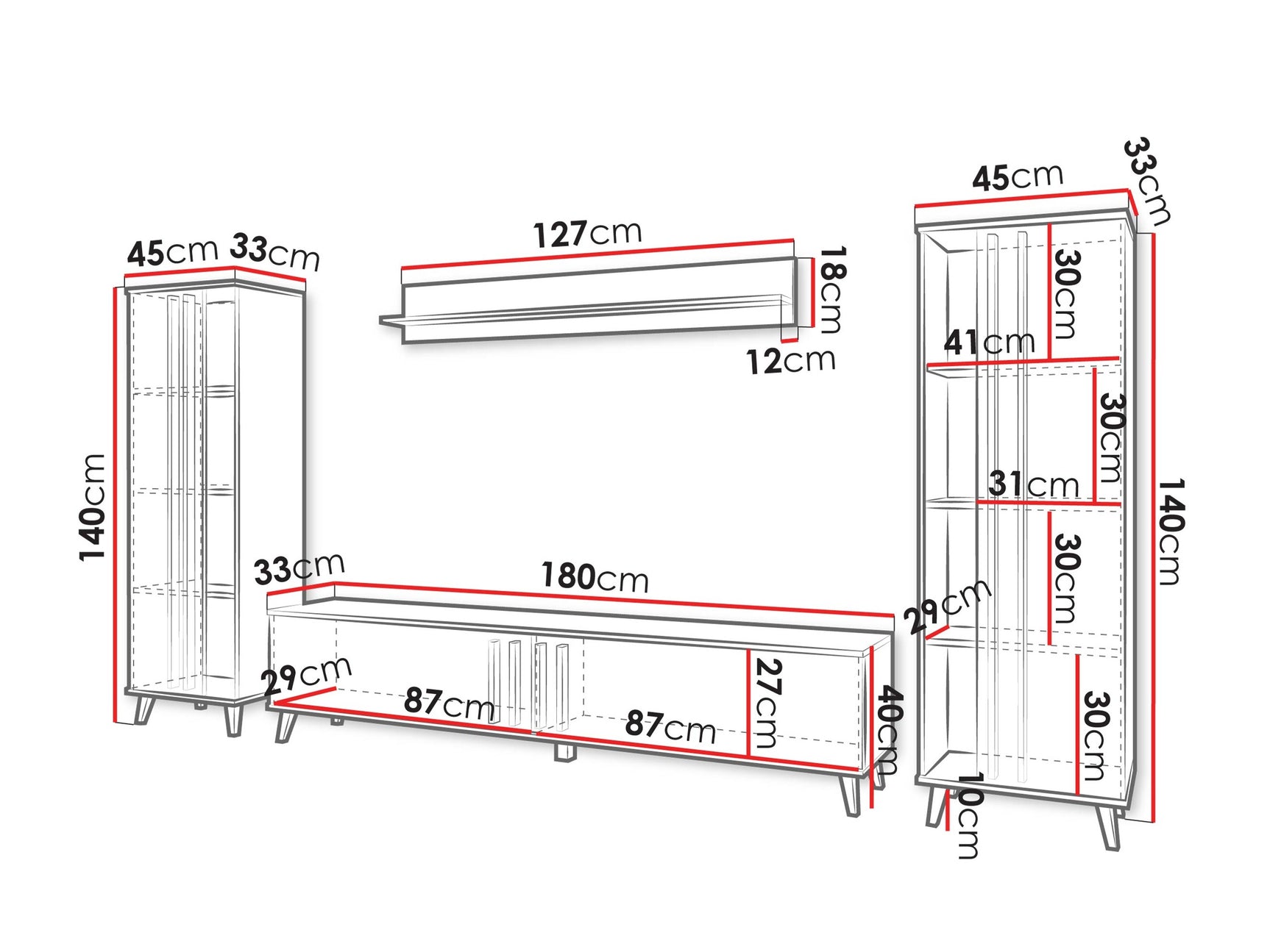 Stuemøbler-sæt Temora 102