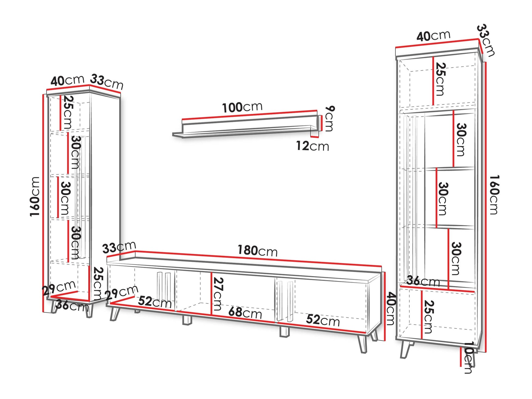 Stuemøbler-sæt Temora 103