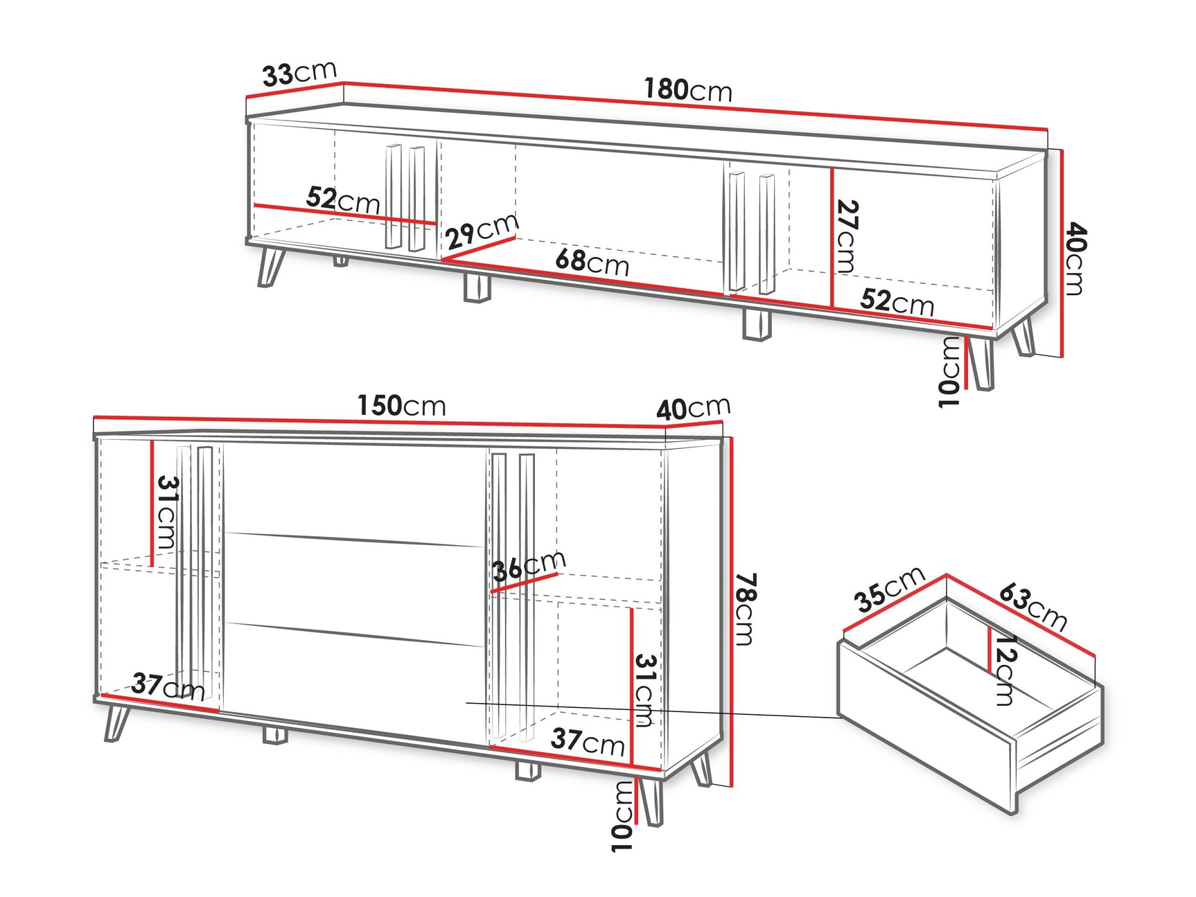 Stuemøbler-sæt Temora 104