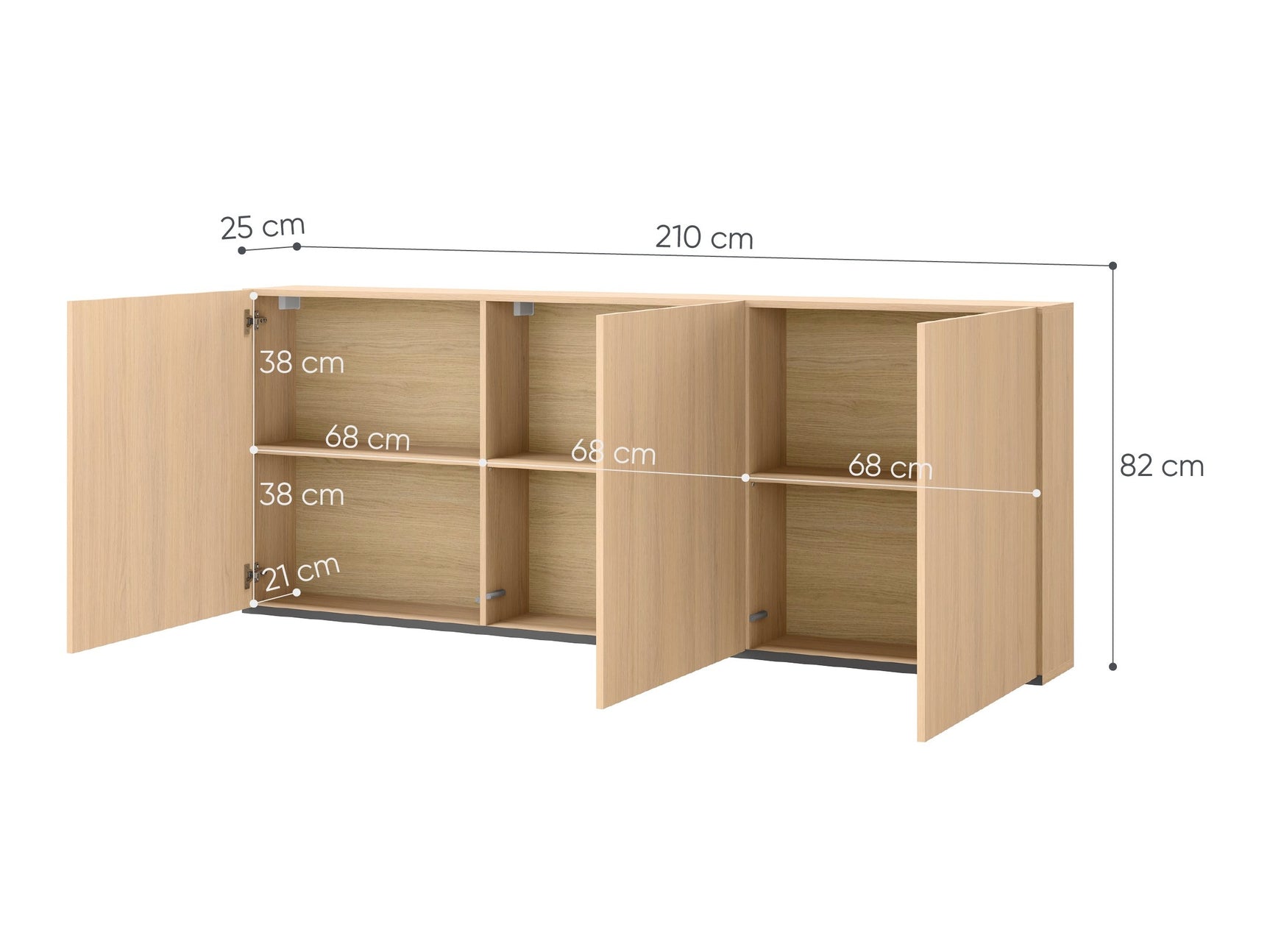 Vægskab Evareve 105