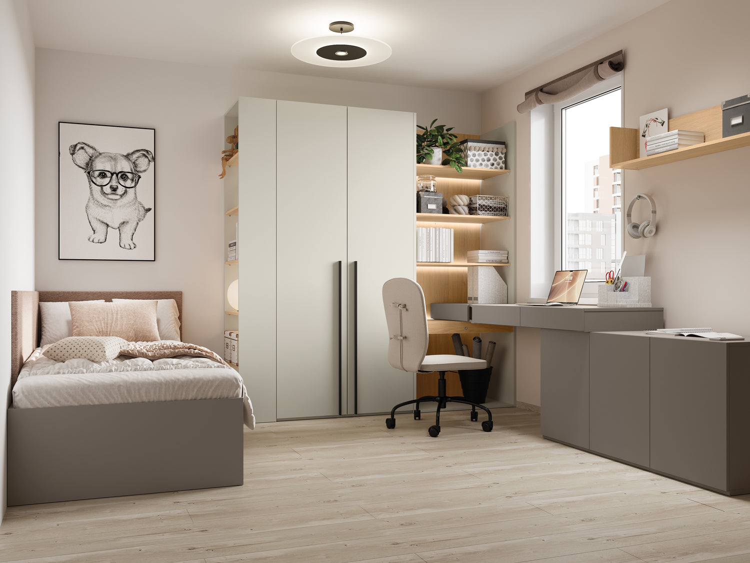 Blødt vægpanel Evareve 121