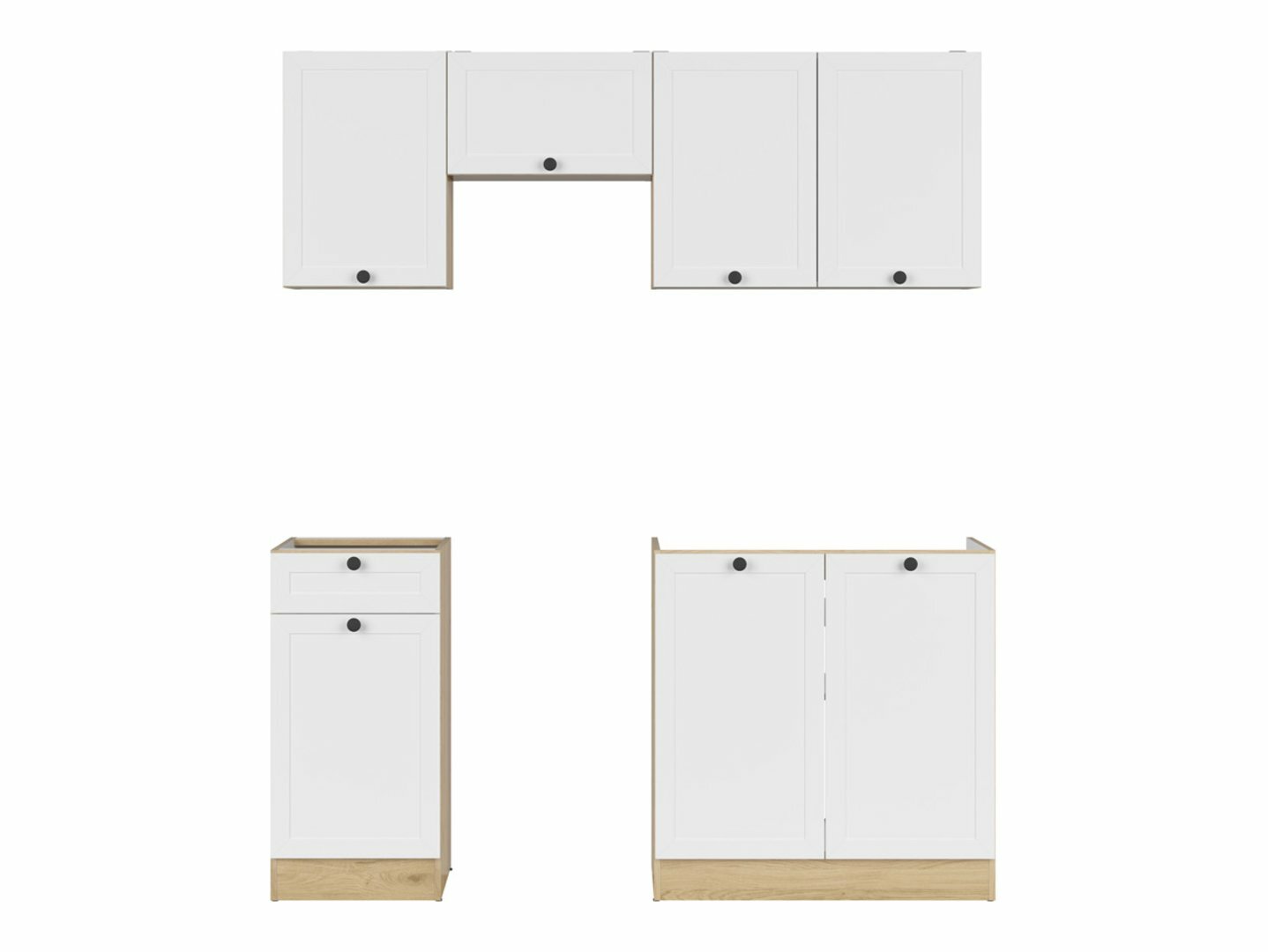 Modulopbygget køkkensæt Classic White Oak 119