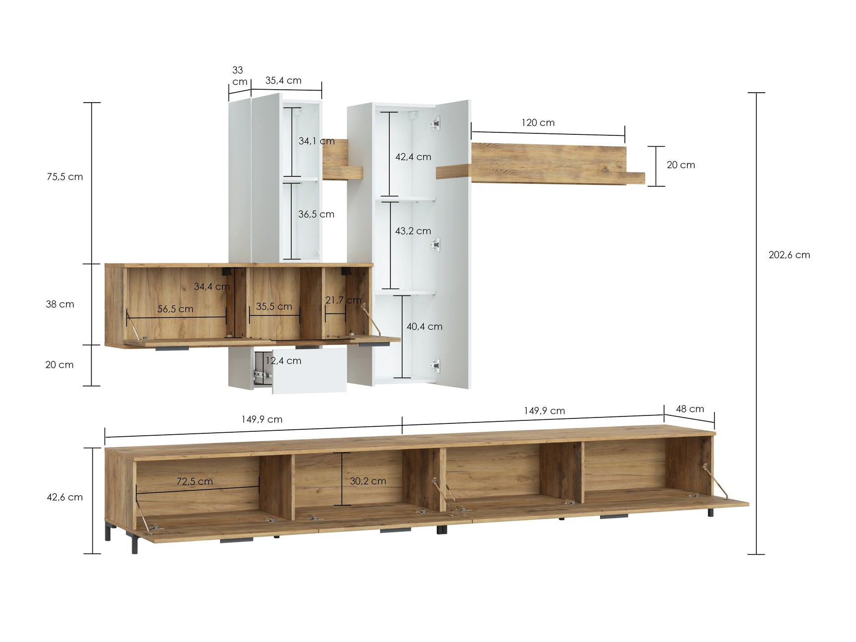 Stuemøbler-sæt Ontario 159