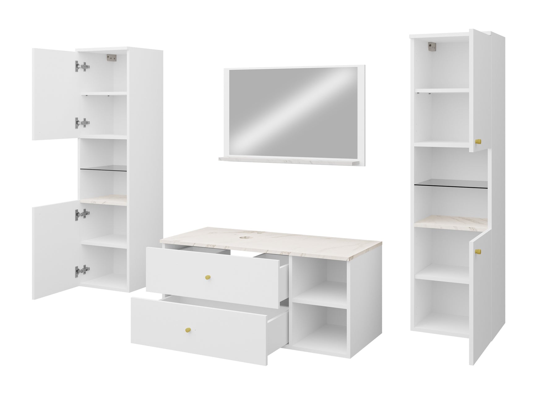 Badeværelses-sæt Ophruvi 102