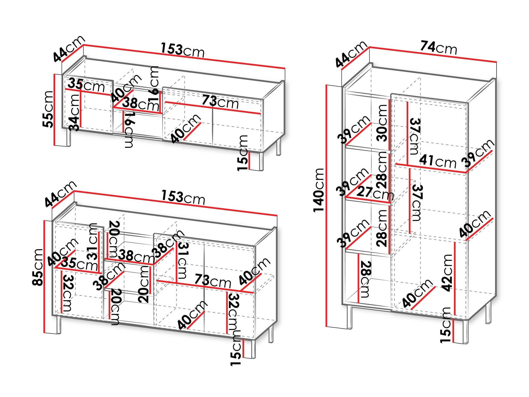 Stuemøbler-sæt Veldome 103