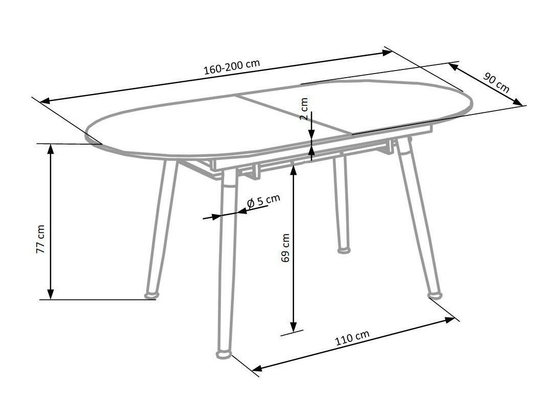 Bord Houston 345 4137352