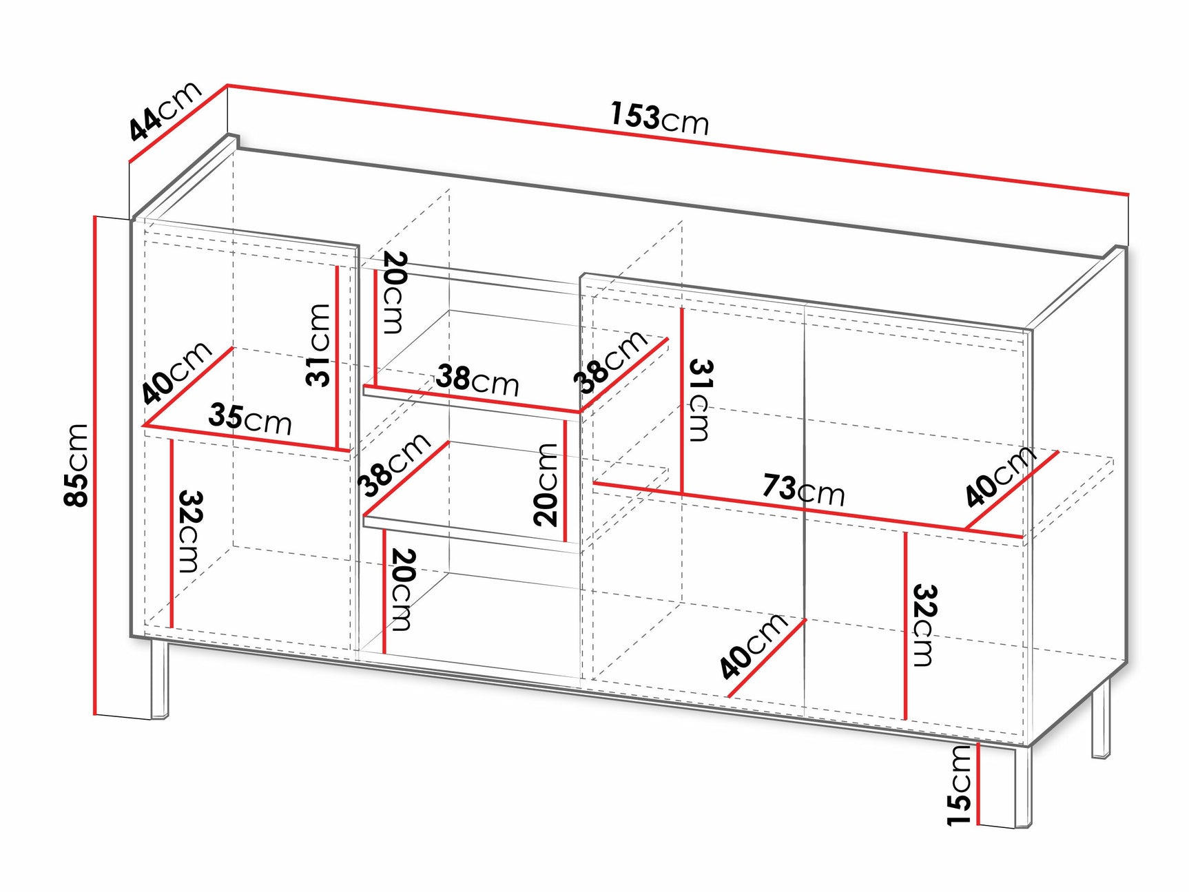 Skænk Veldome 100 4137576