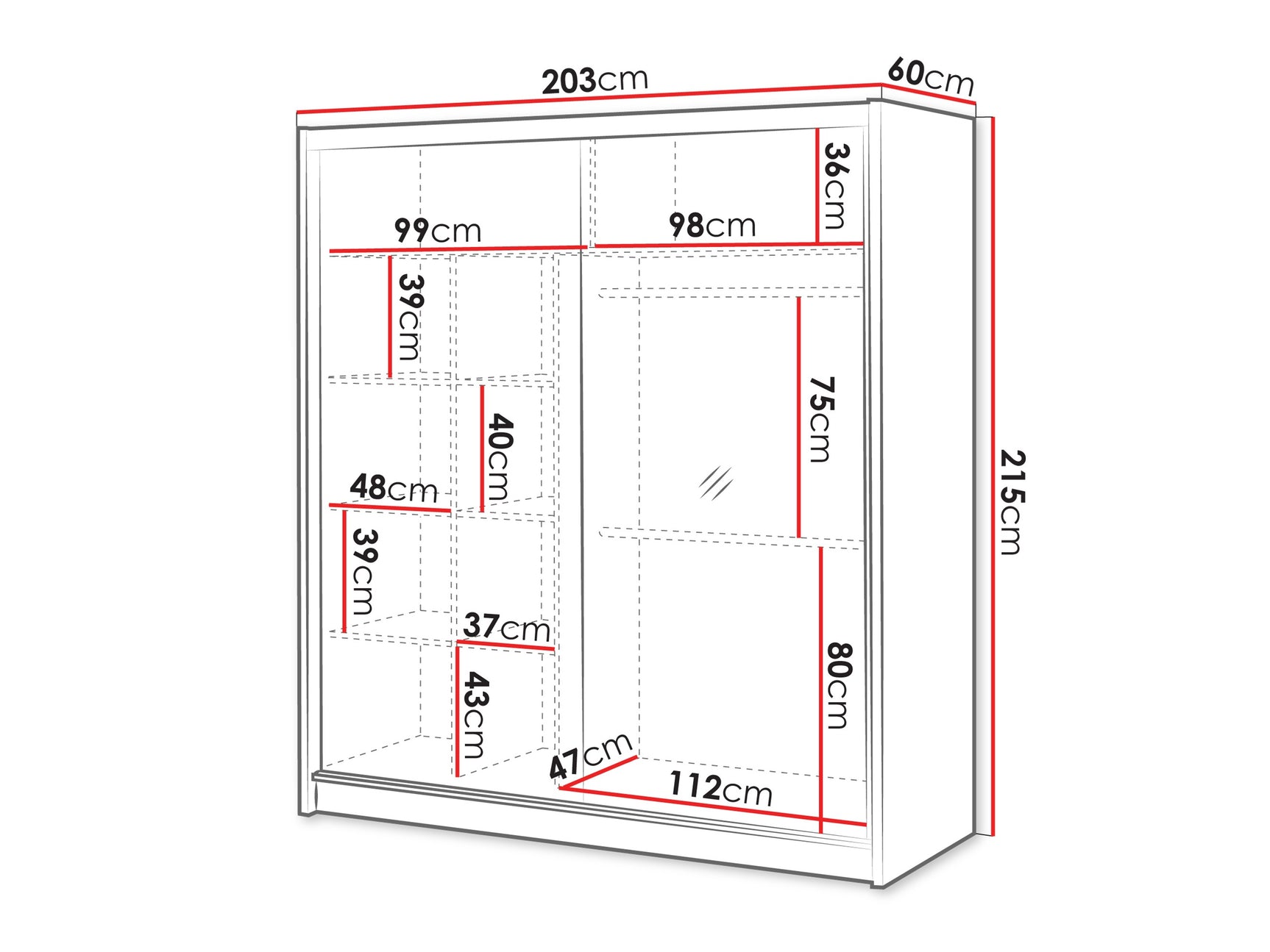 Garderobeskab Honolulu 263 4147045