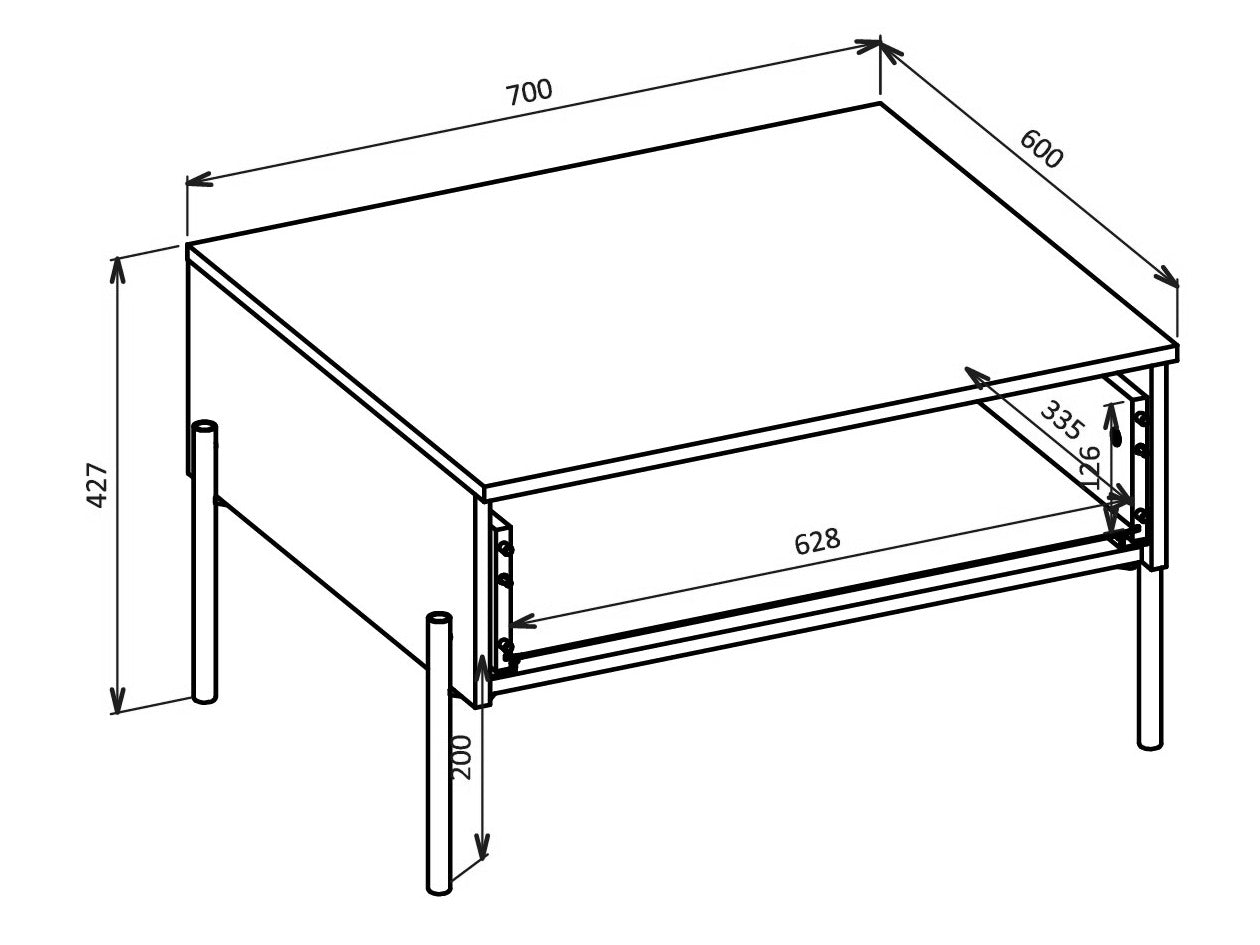 Sofabord Levtenu 116