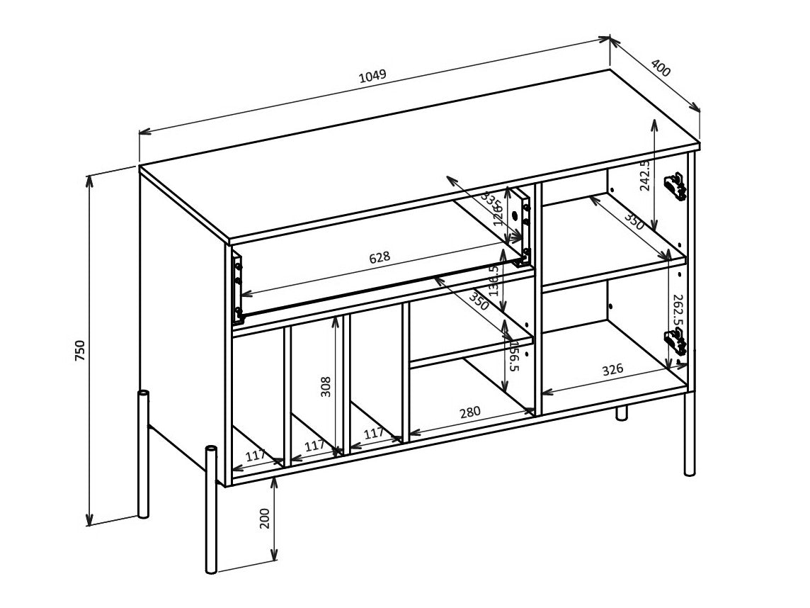 Stuemøbler-sæt Levtenu 118