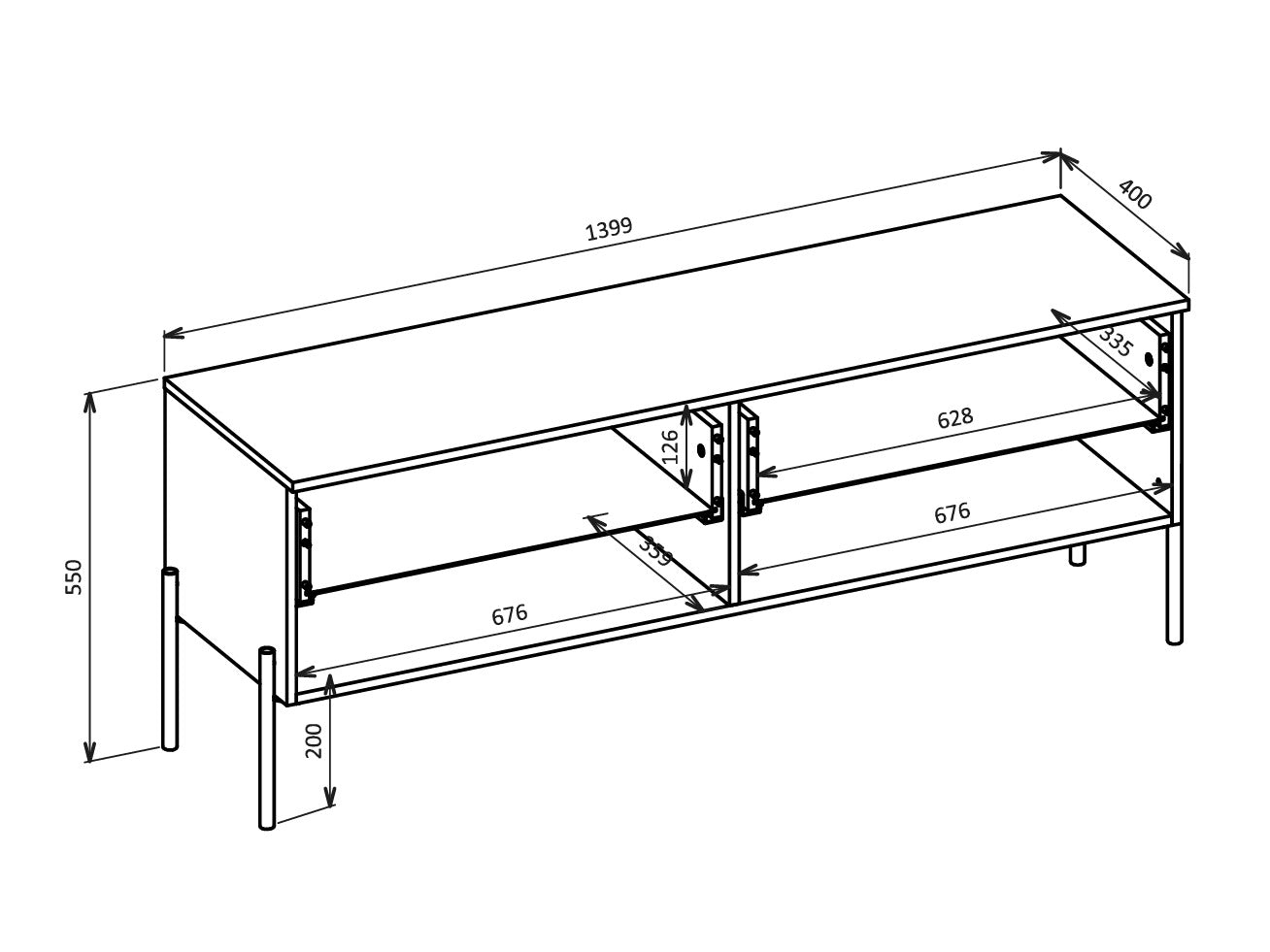 Stuemøbler-sæt Levtenu 119