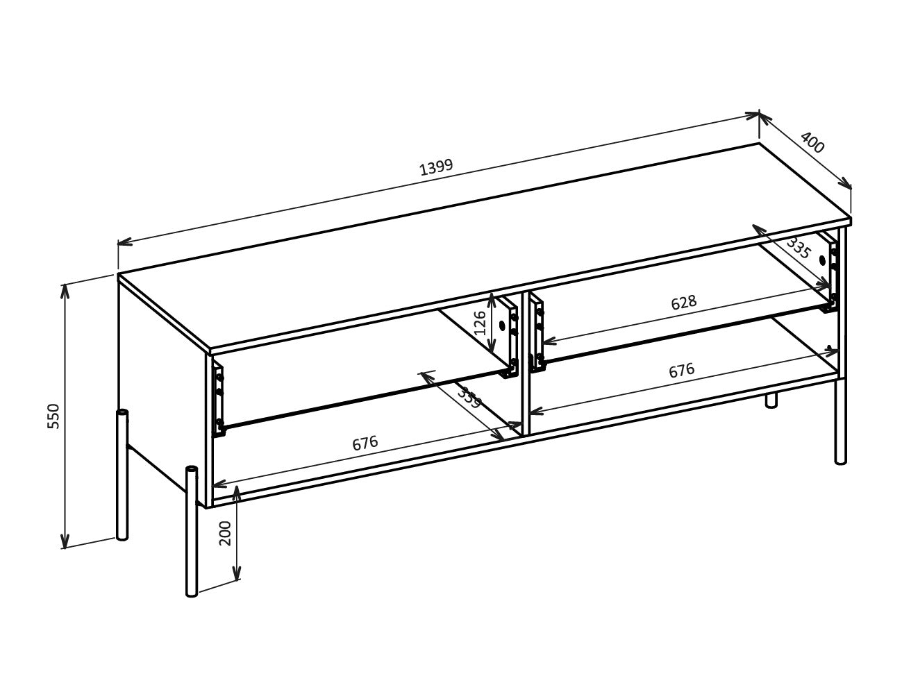 Stuemøbler-sæt Levtenu 119