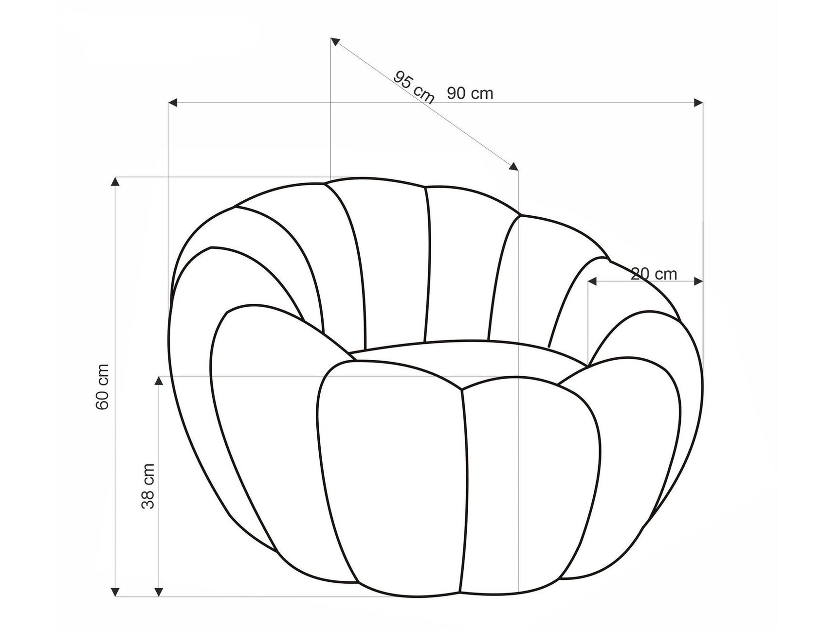 Lænestol Houston 2018