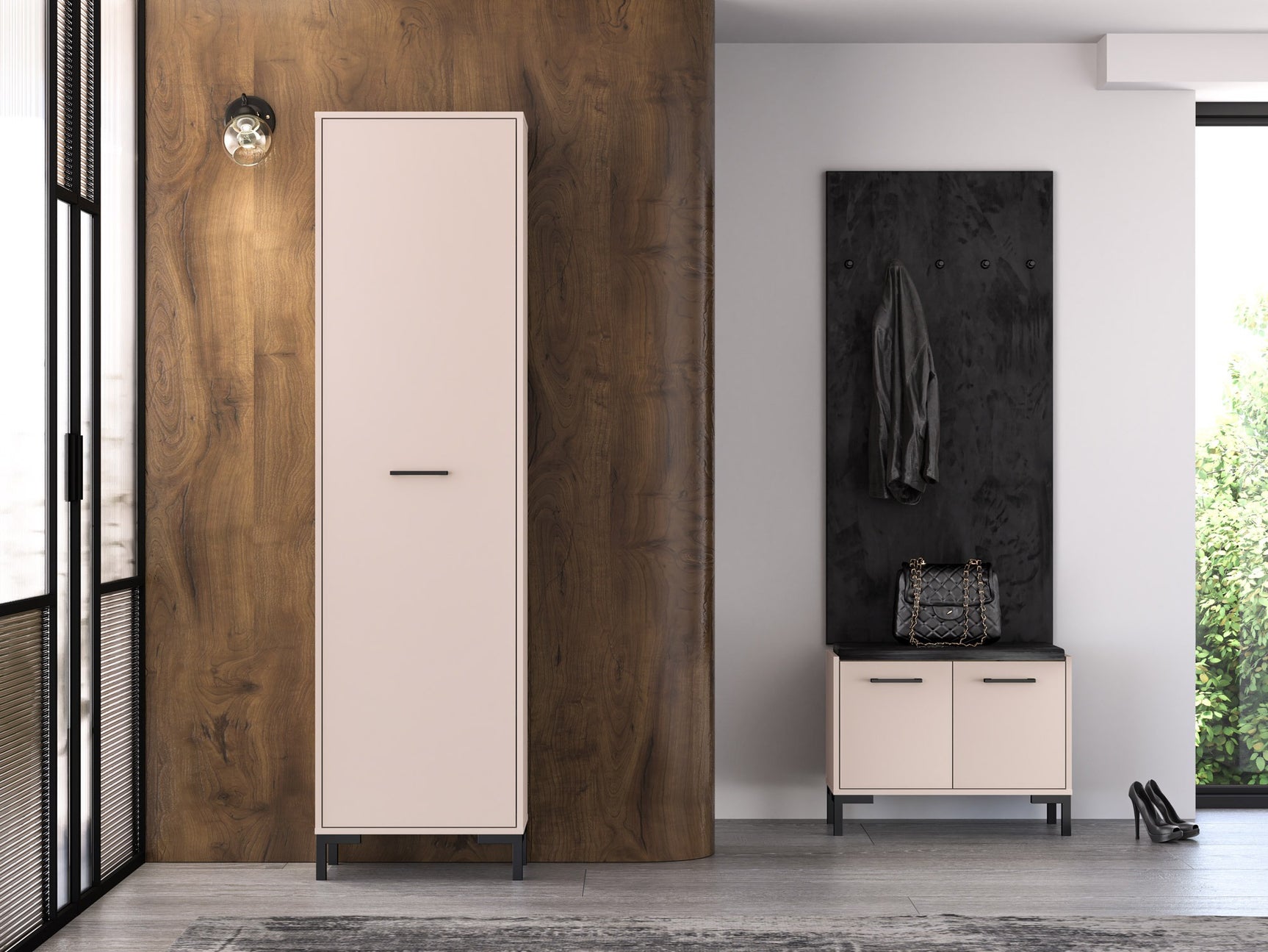 Garderobeskab Fiolevo 100