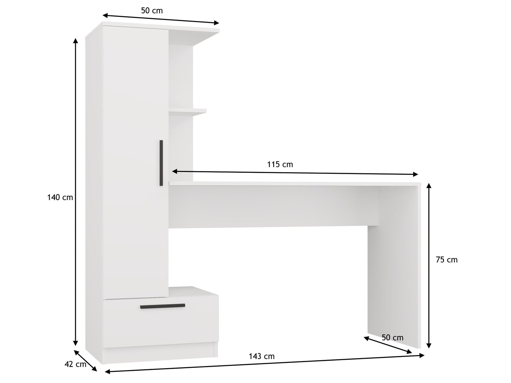 Skrivebord Mandeville 321