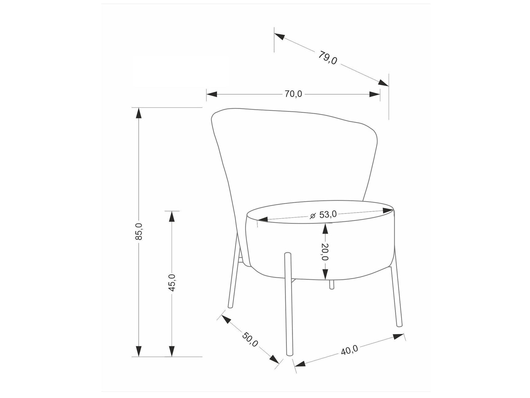 Lænestol Houston 2036
