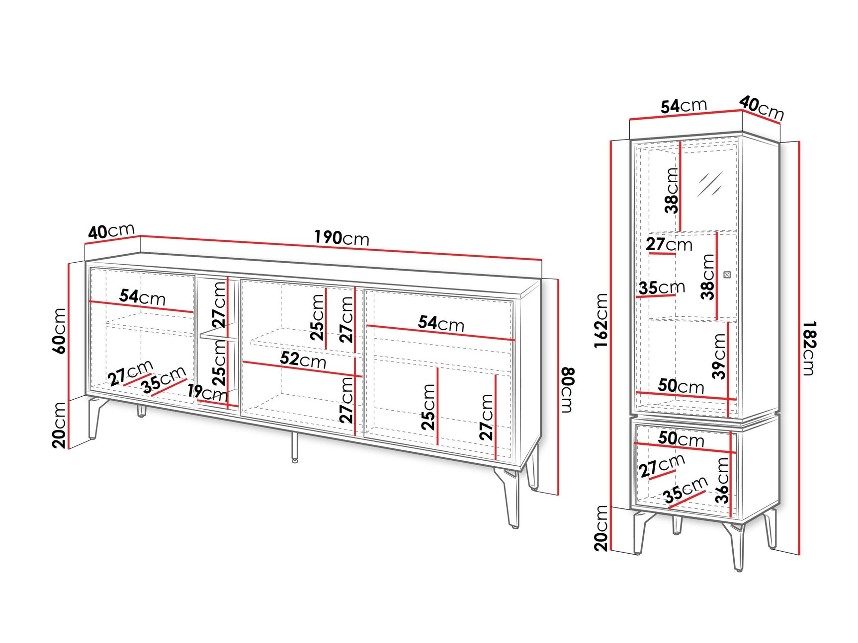 Stuemøbler-sæt Cornovu 104