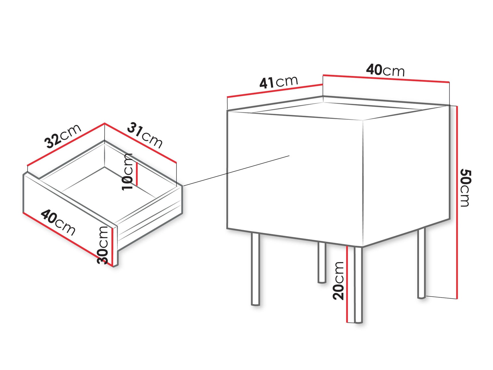 Et sæt natborde Melbela 108 4184330