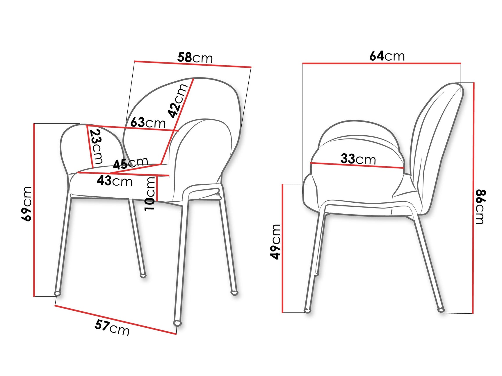 Stolesæt Comfivo 460
