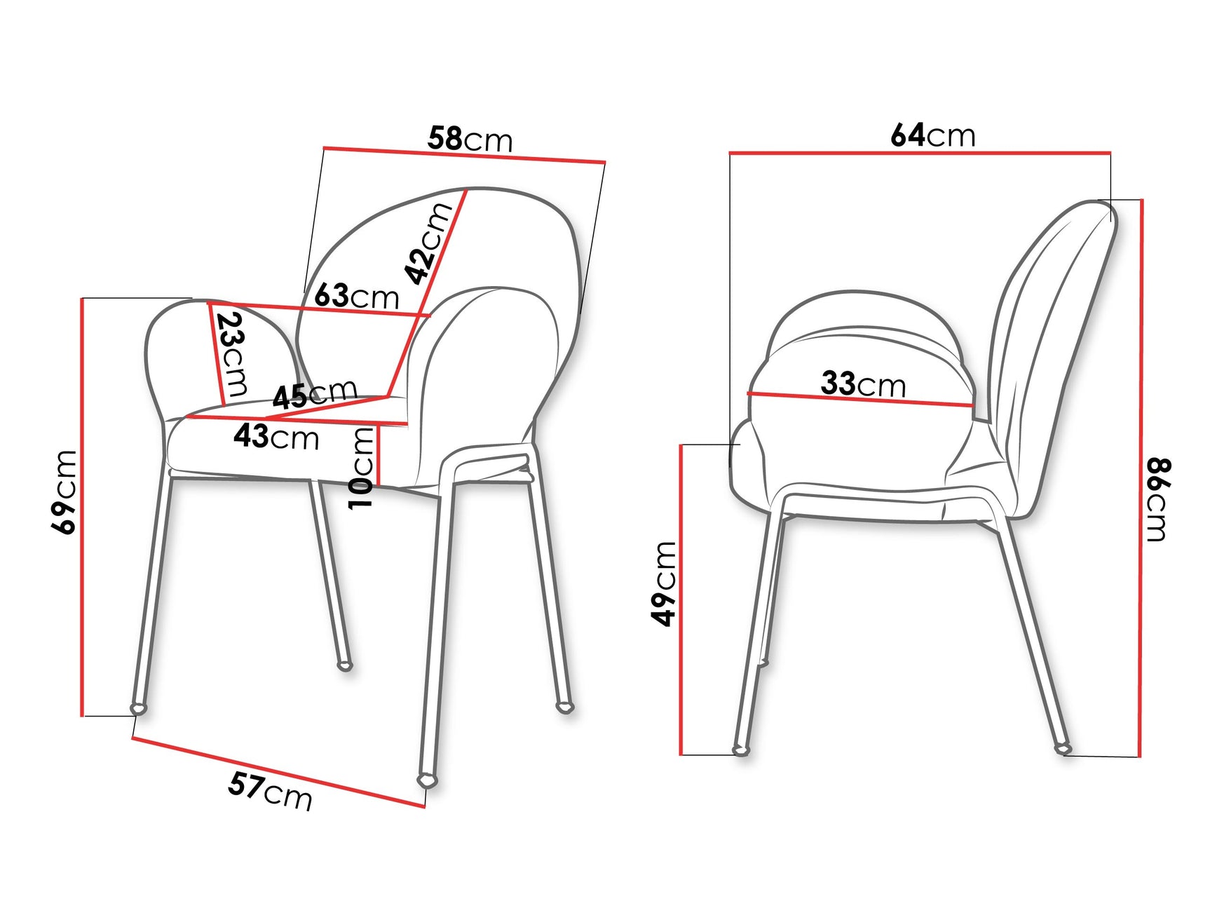 Stolesæt Comfivo 460