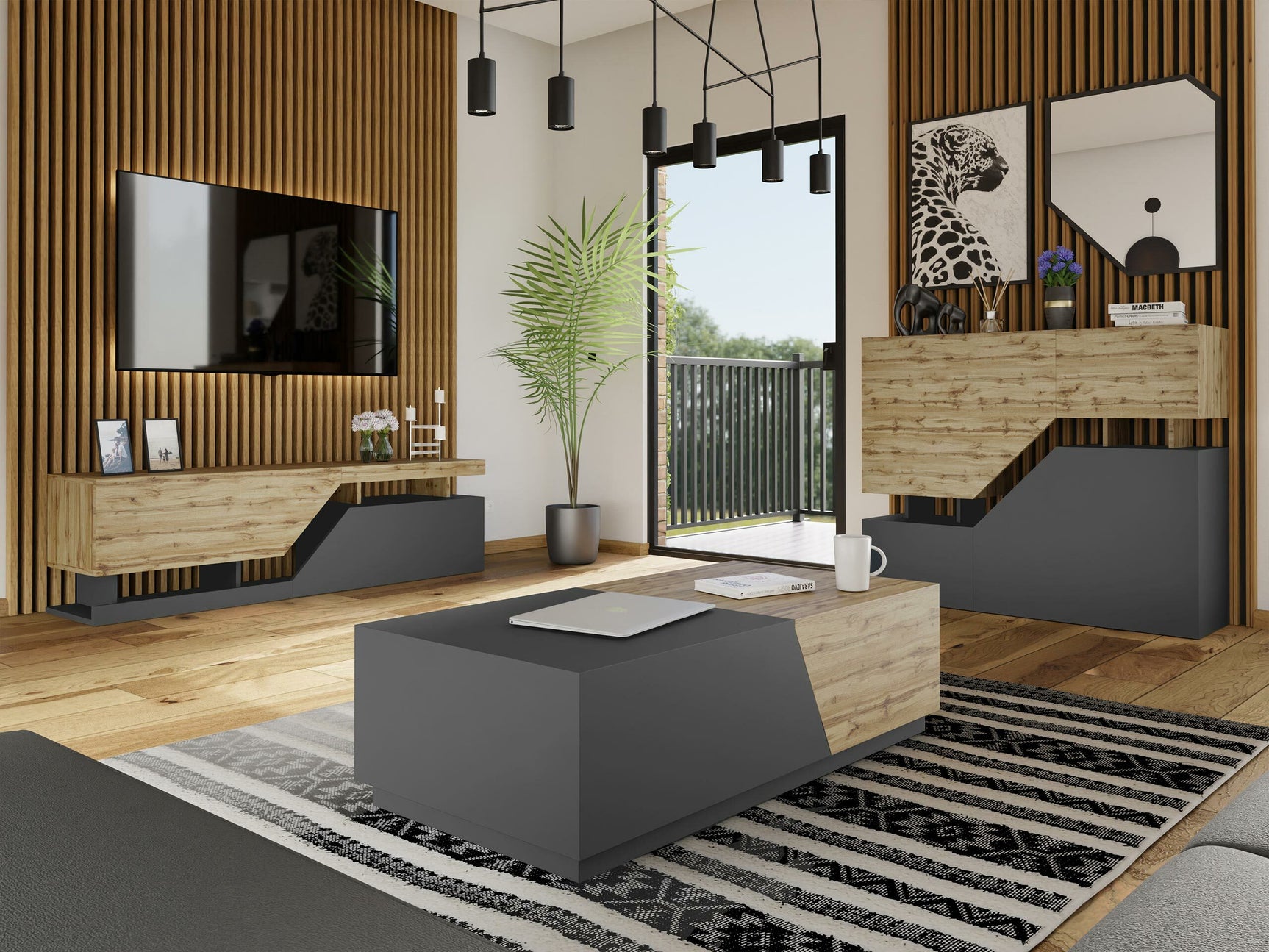 TV-bord Comfivo Daldune 100 4192189