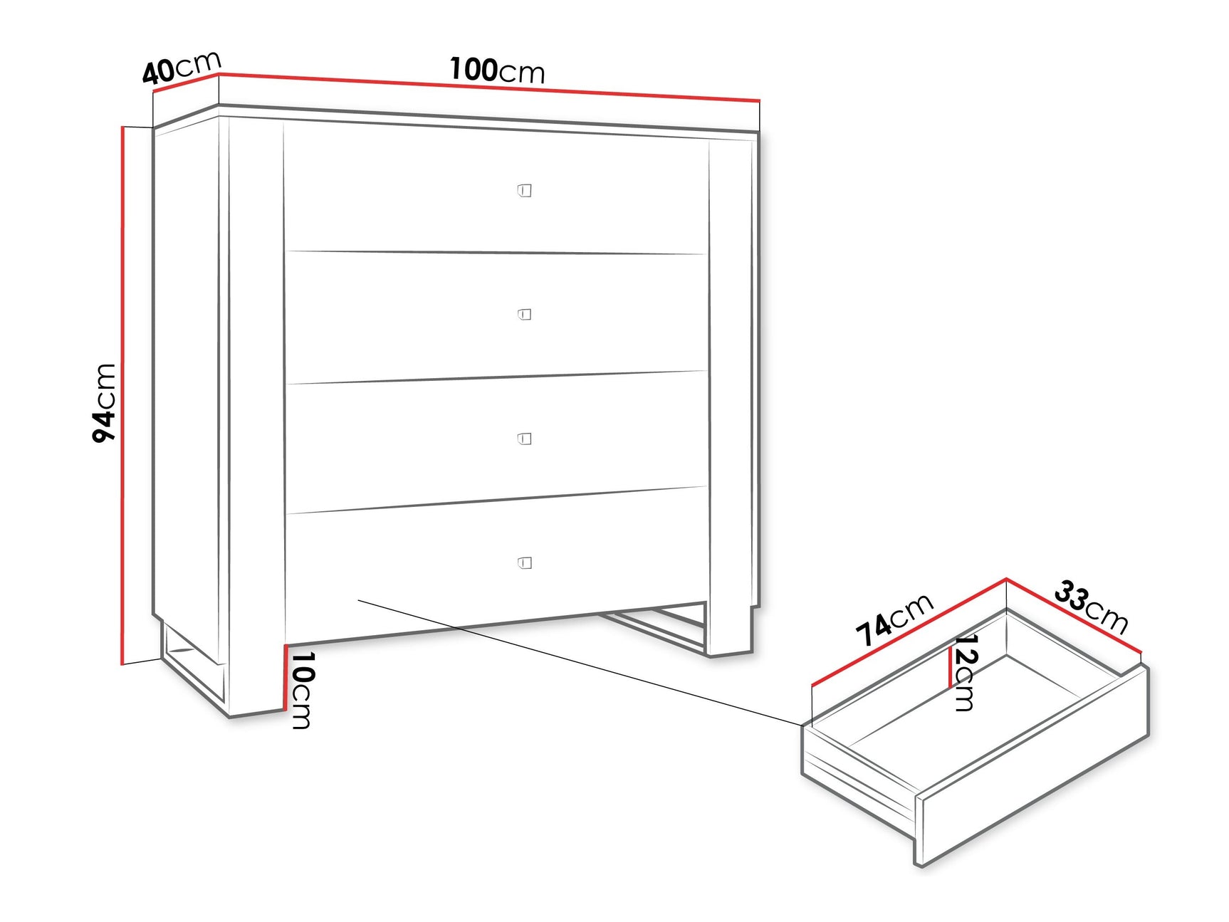 Kommode Comfivo Vestora 101