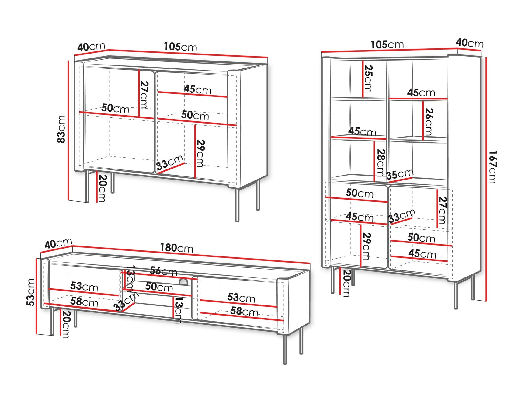 Stuemøbler-sæt Nolsevo 104
