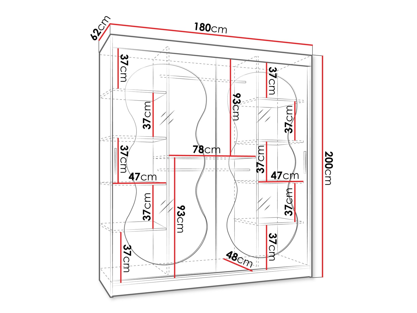 Garderobeskab Hartford 530