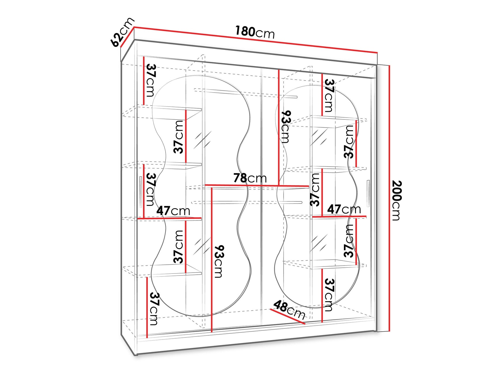 Garderobeskab Hartford 530