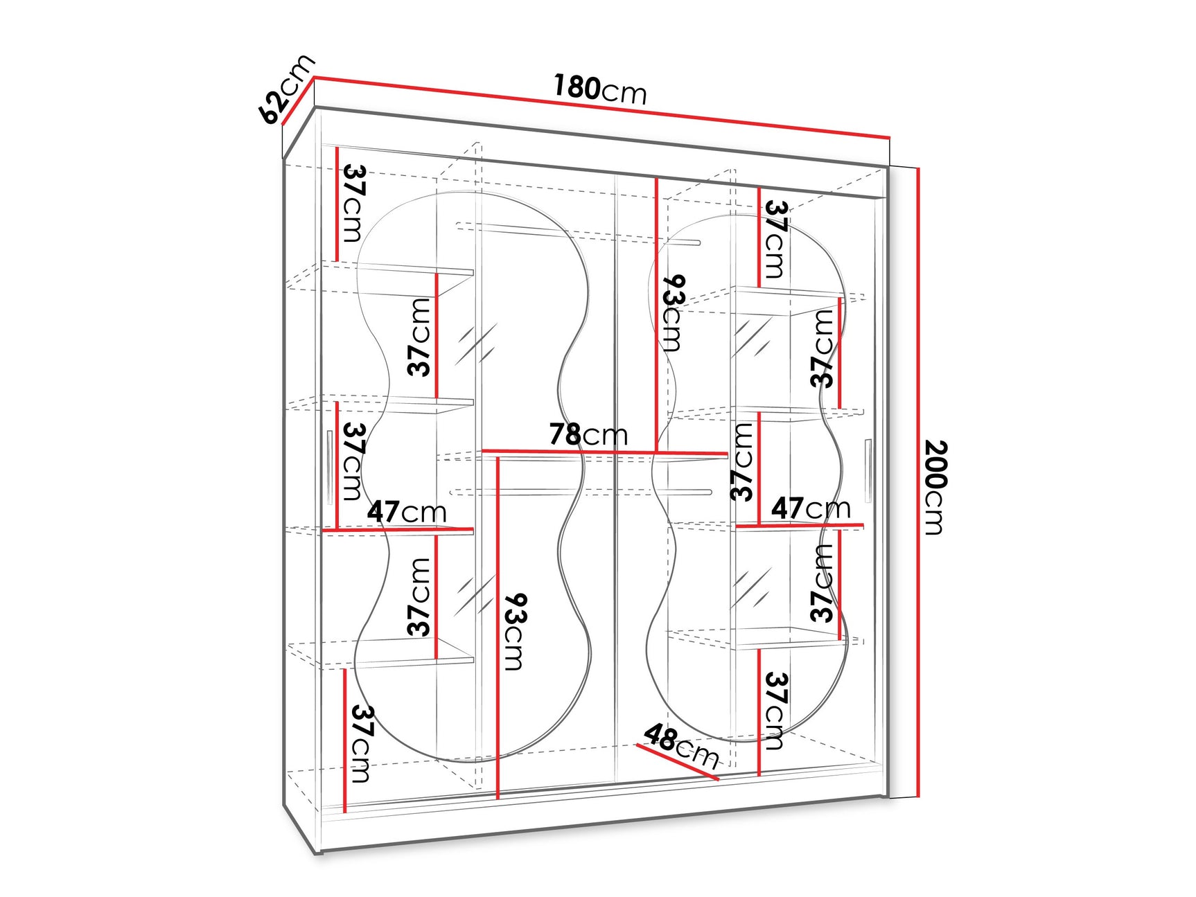 Garderobeskab Hartford 530