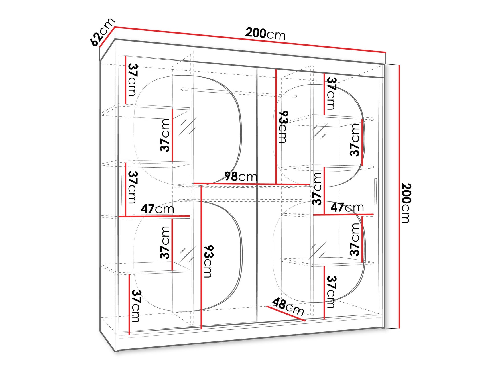 Garderobeskab Hartford 531