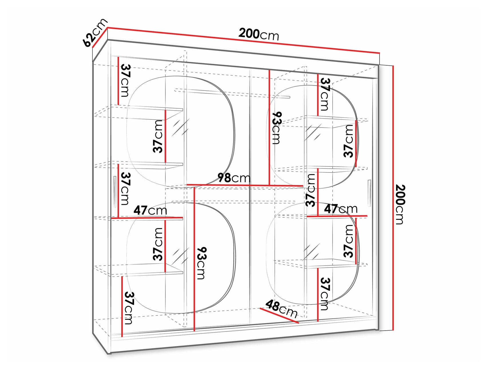 Garderobeskab Hartford 531