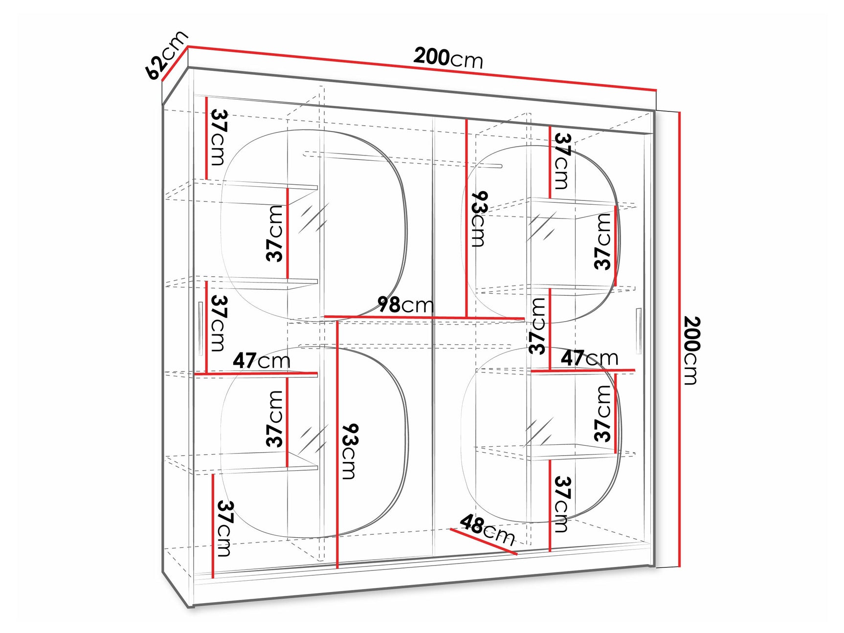 Garderobeskab Hartford 531