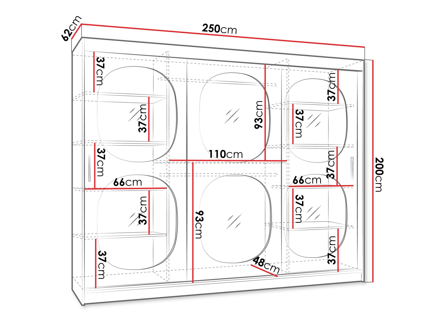 Garderobeskab Hartford 533
