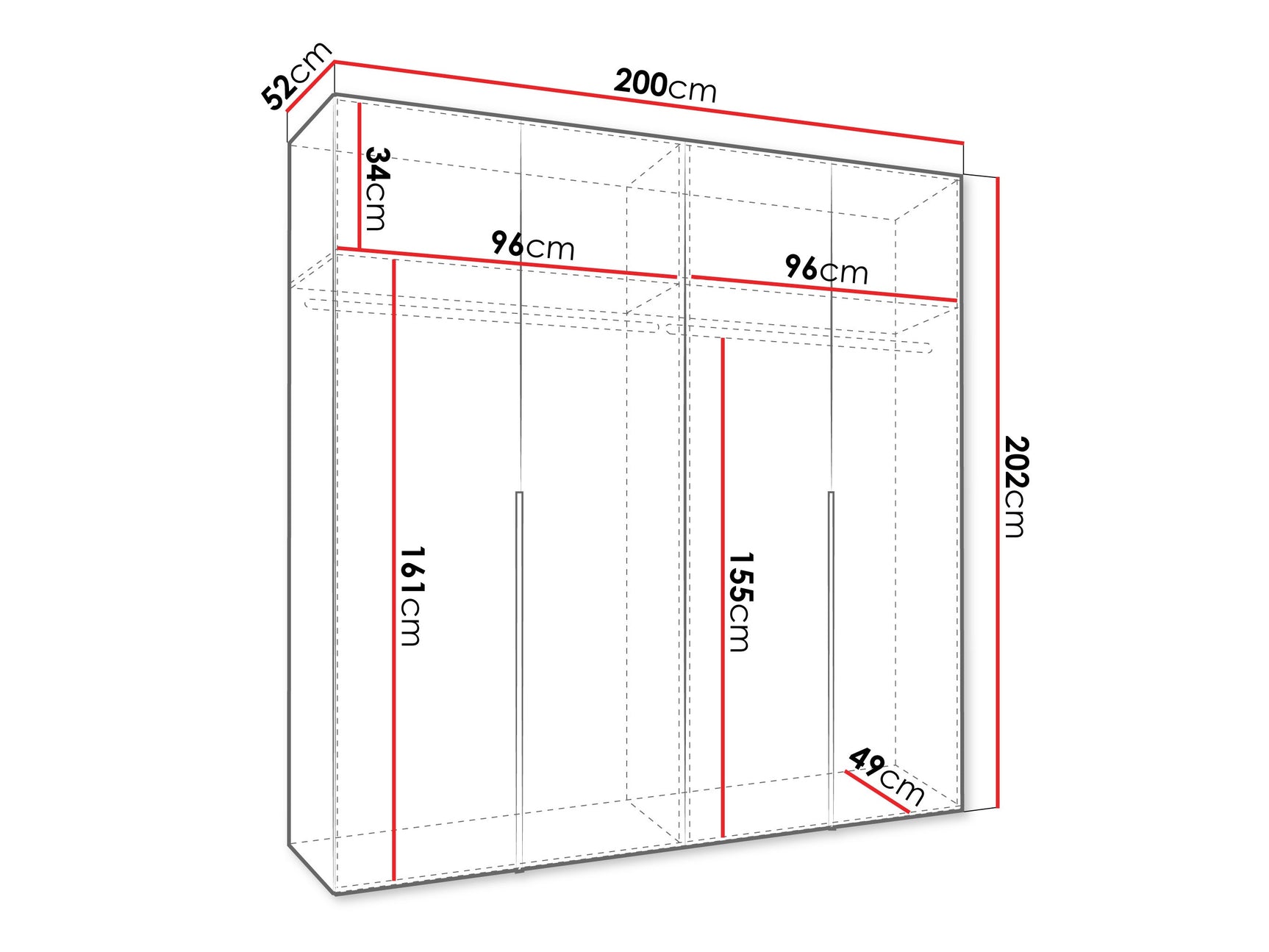 Garderobeskab Hartford 537