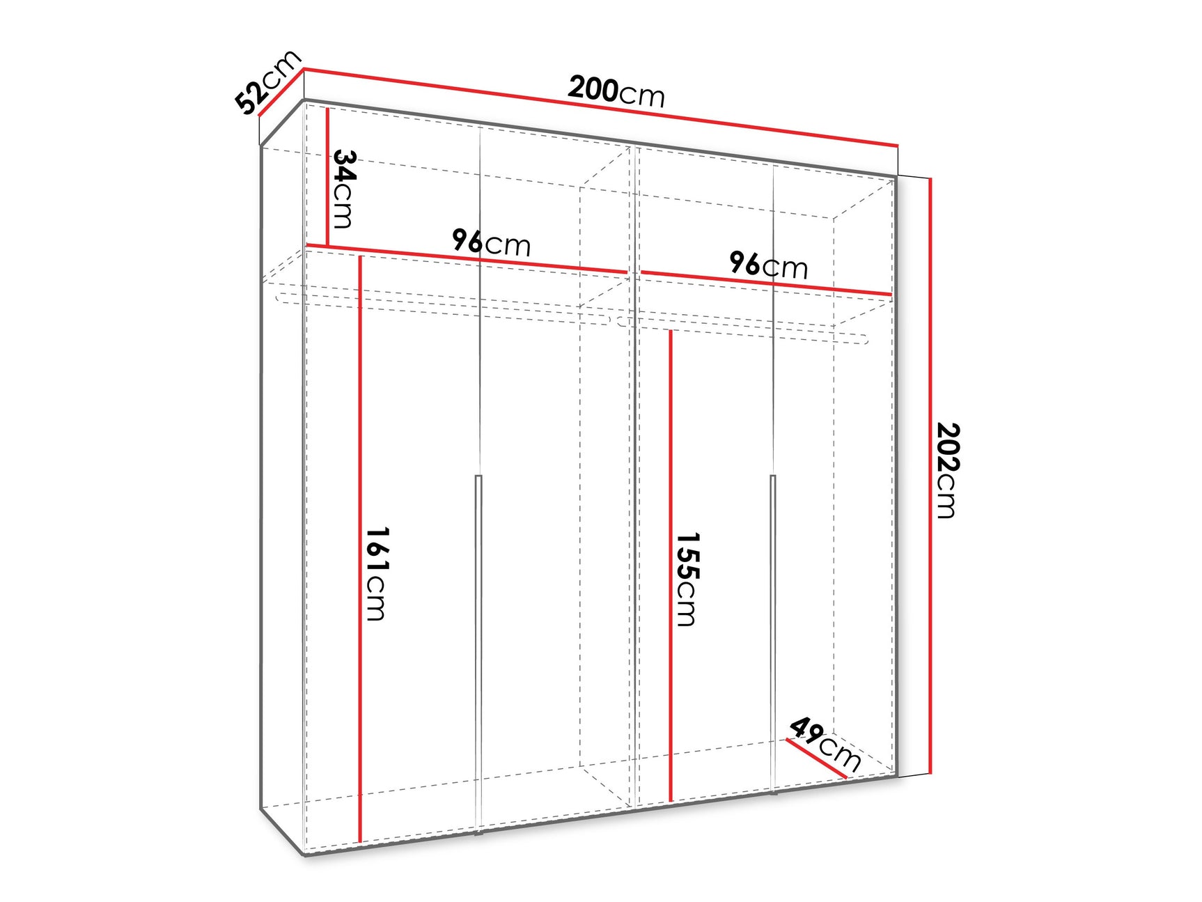Garderobeskab Hartford 537