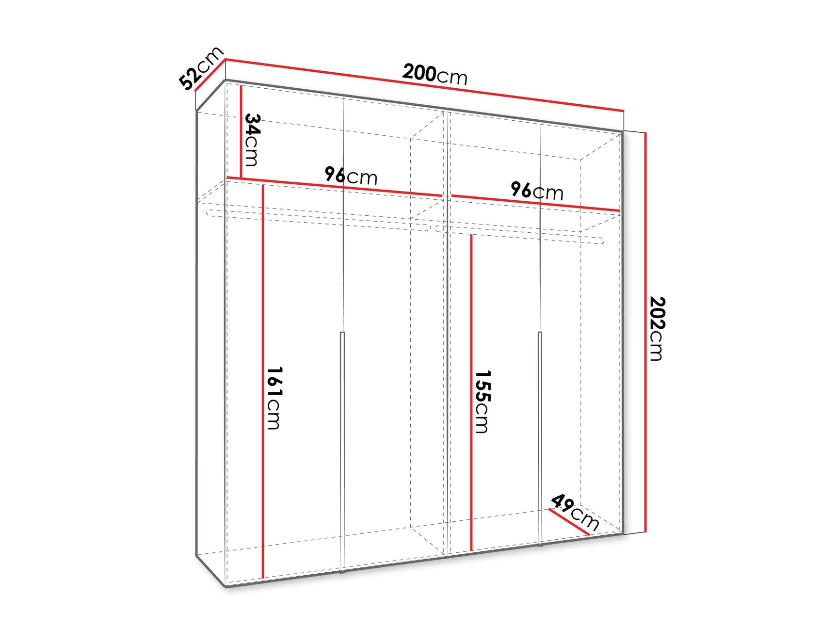 Garderobeskab Hartford 537