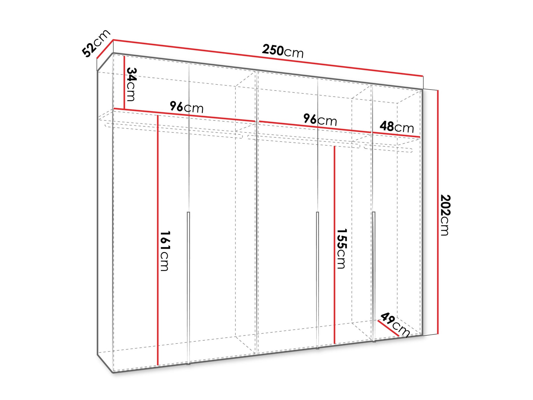 Garderobeskab Hartford 538