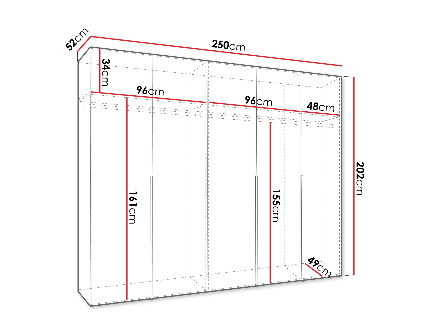 Garderobeskab Hartford 538