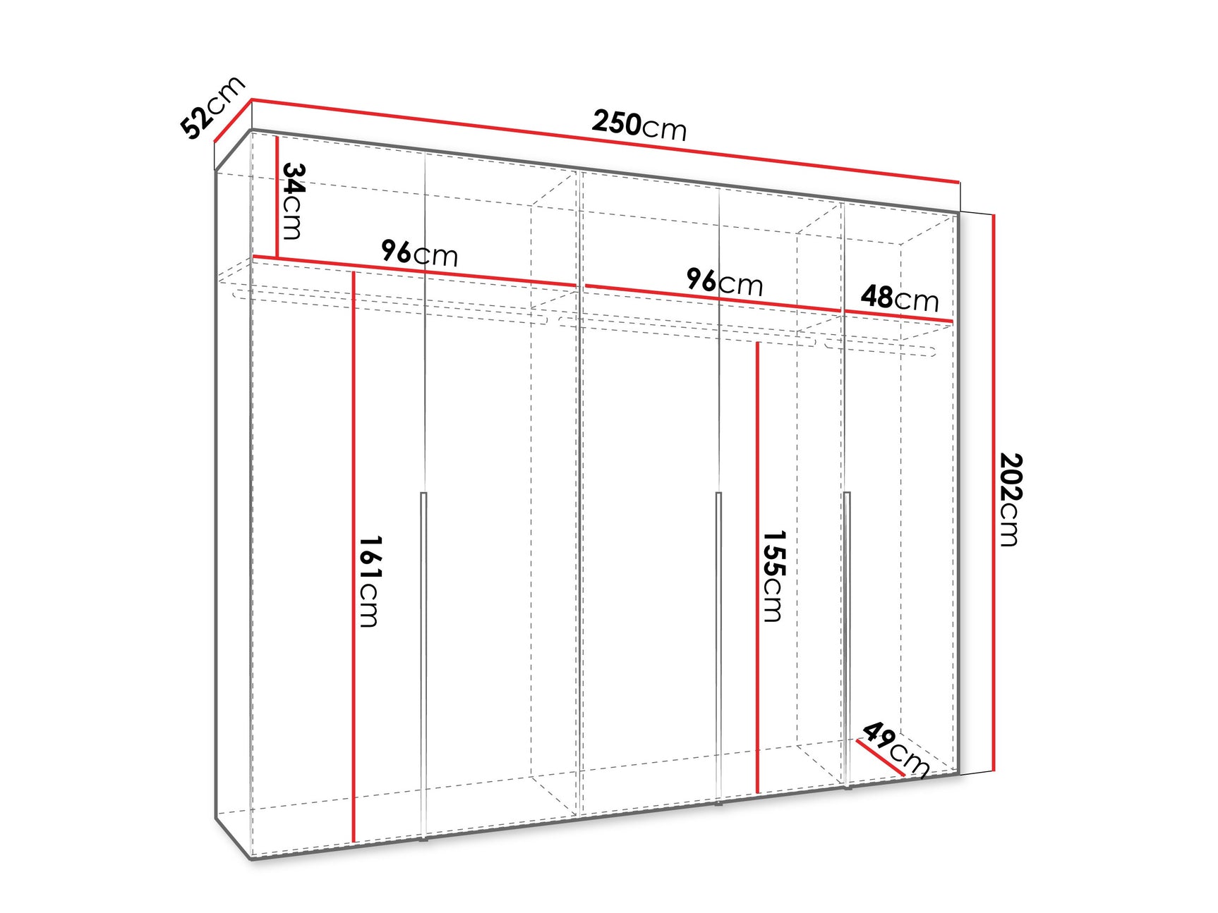 Garderobeskab Hartford 538