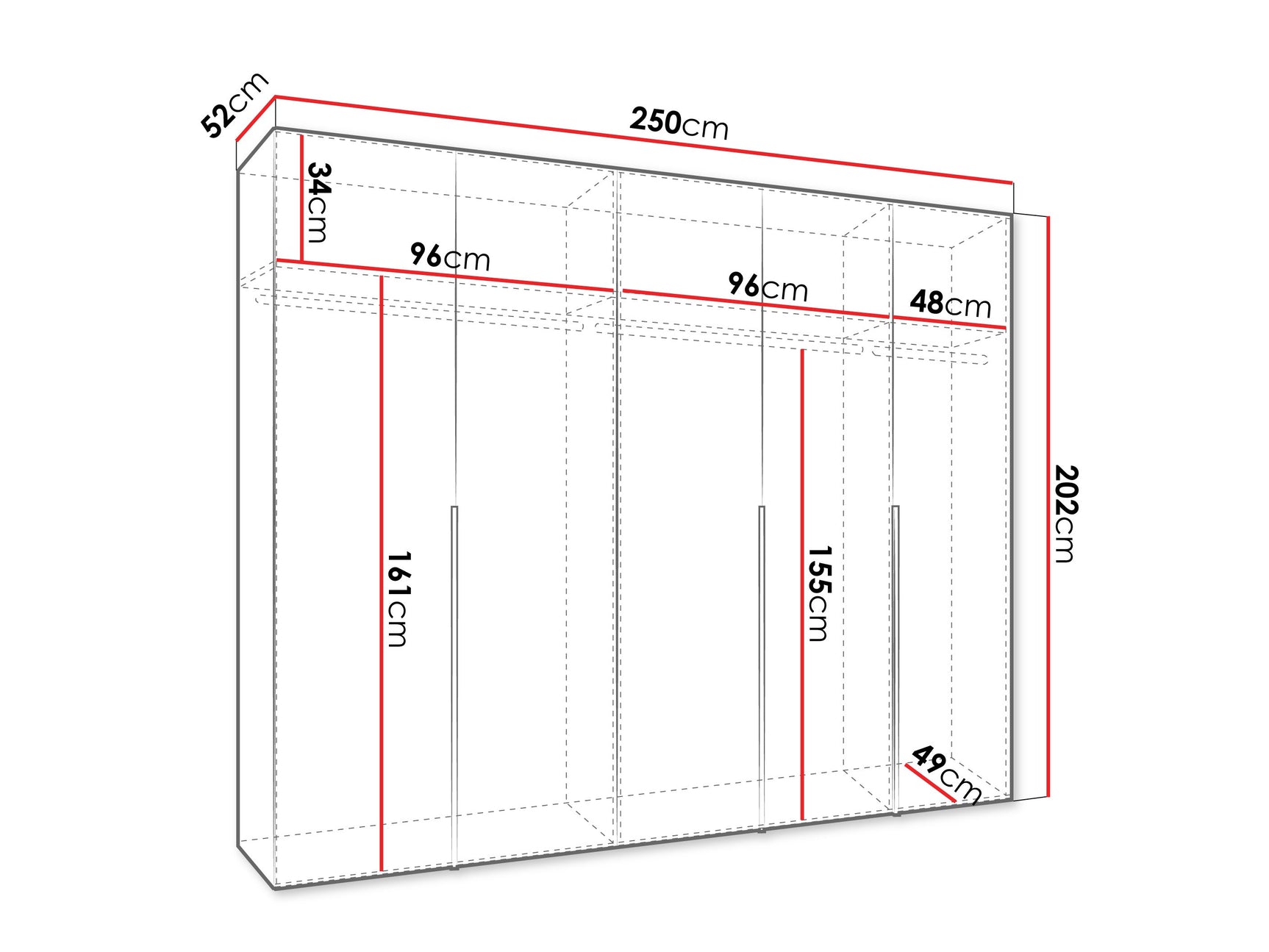 Garderobeskab Hartford 538