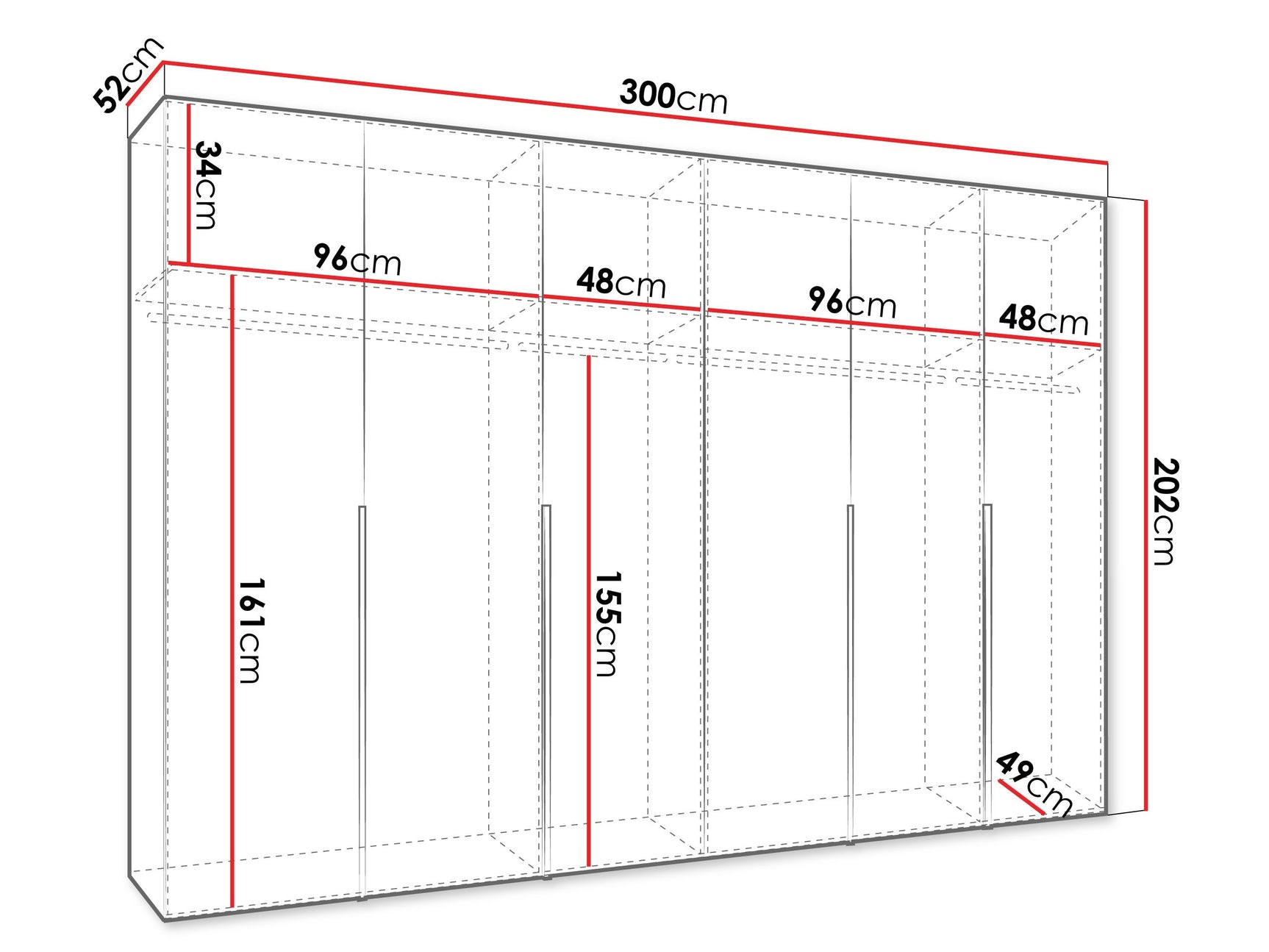 Garderobeskab Hartford 539