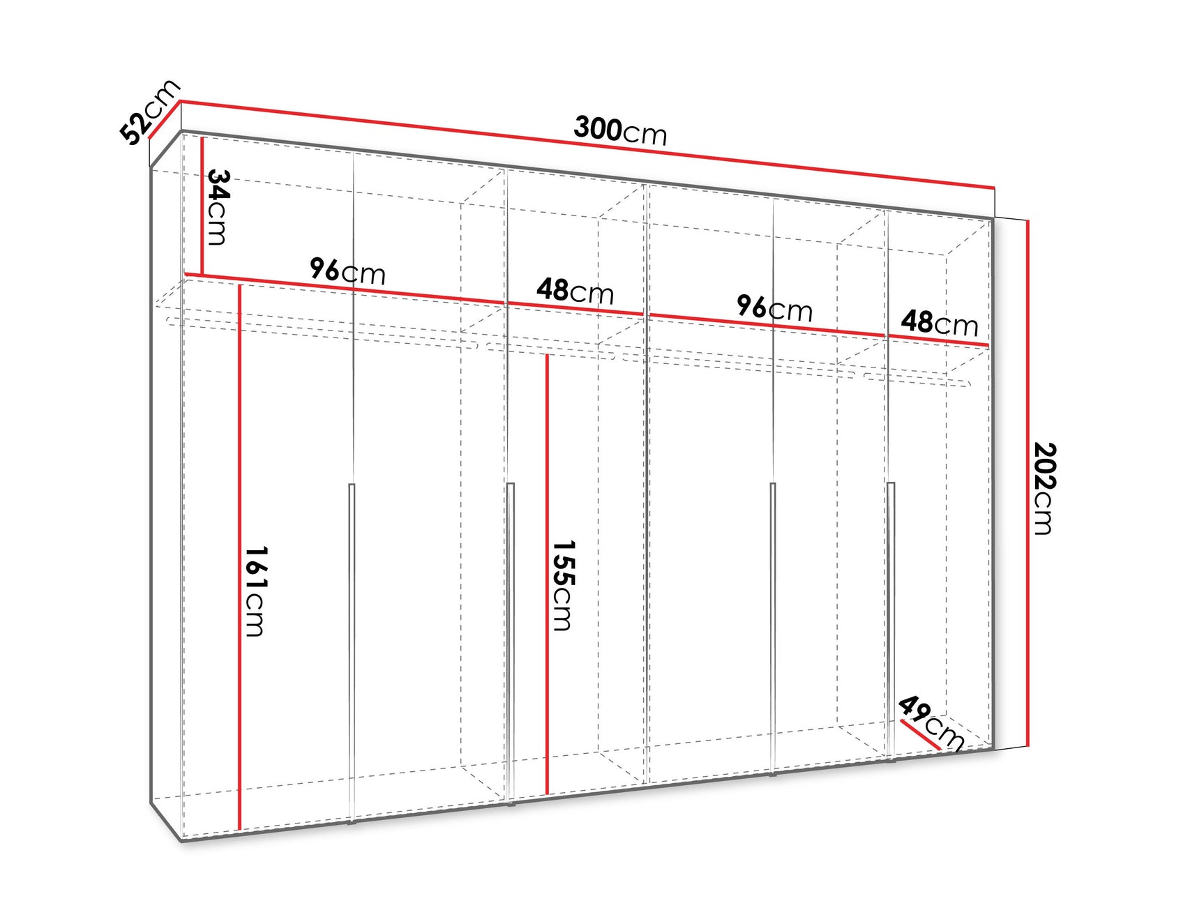 Garderobeskab Hartford 539
