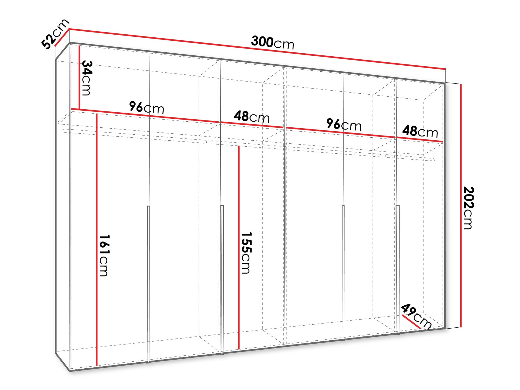 Garderobeskab Hartford 539