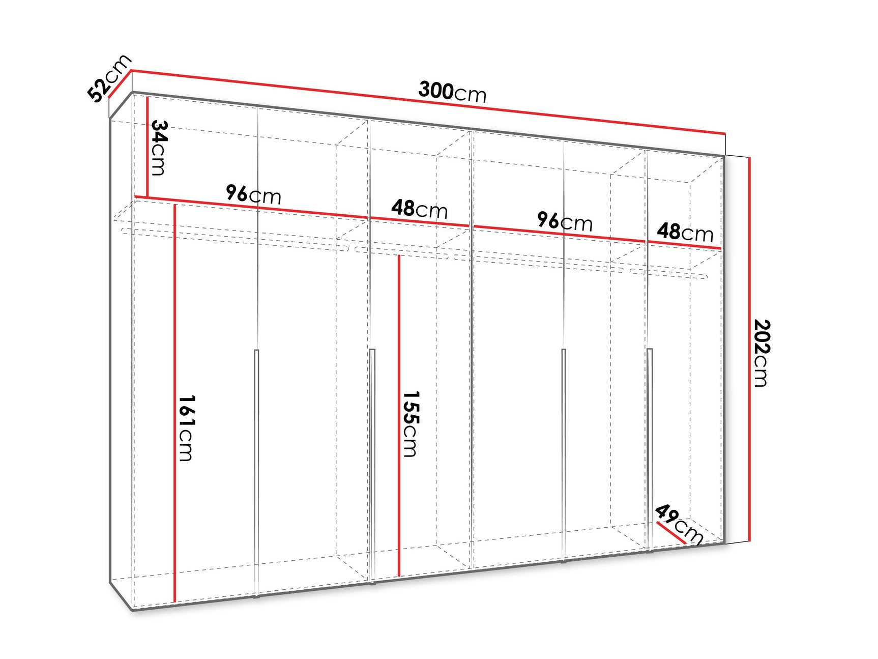 Garderobeskab Hartford 539