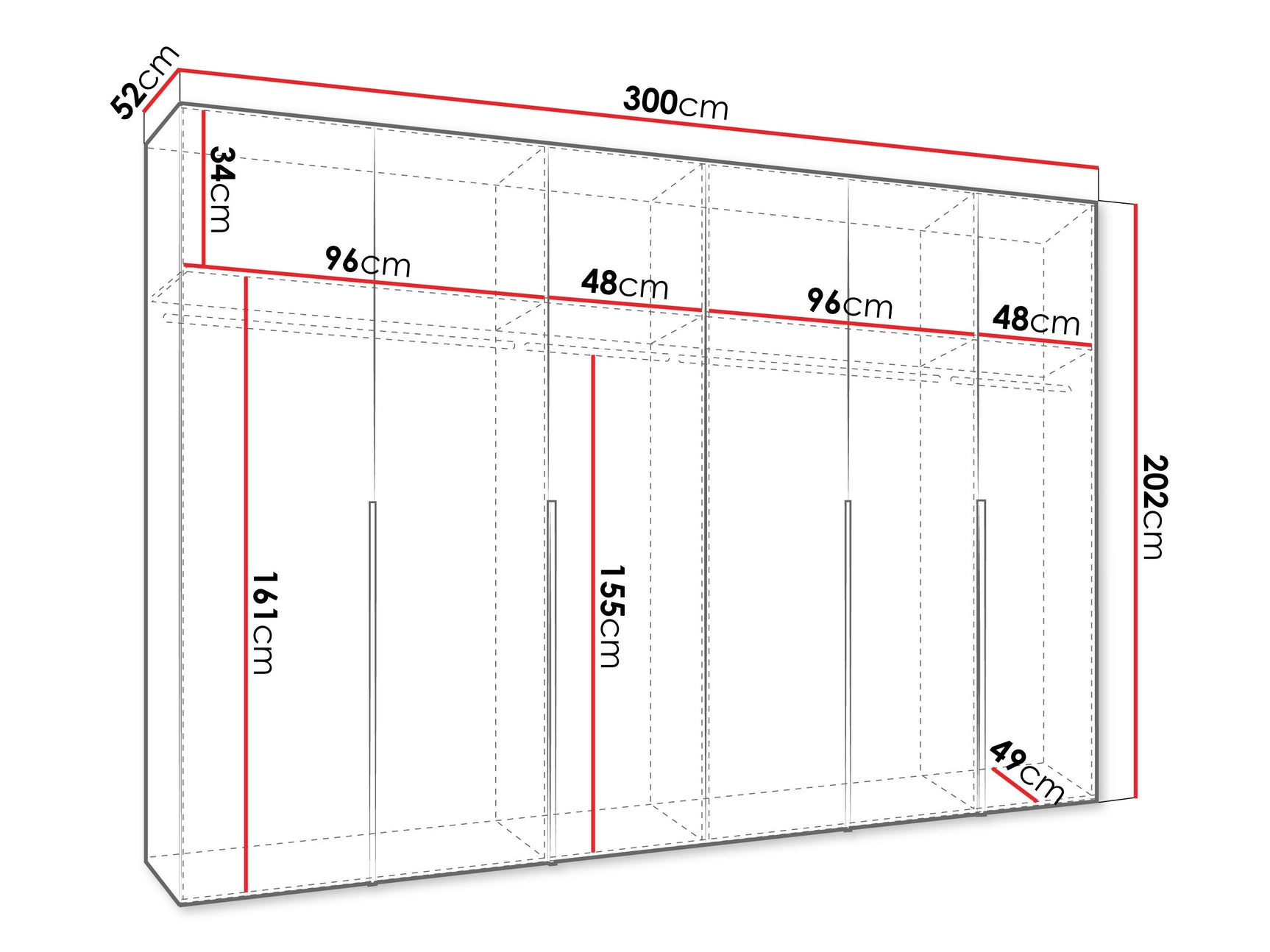 Garderobeskab Hartford 539