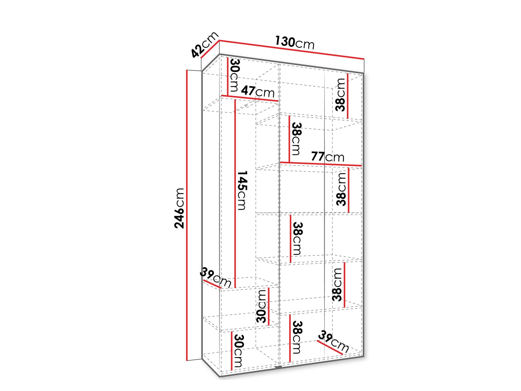 Garderobeskab Hartford 546