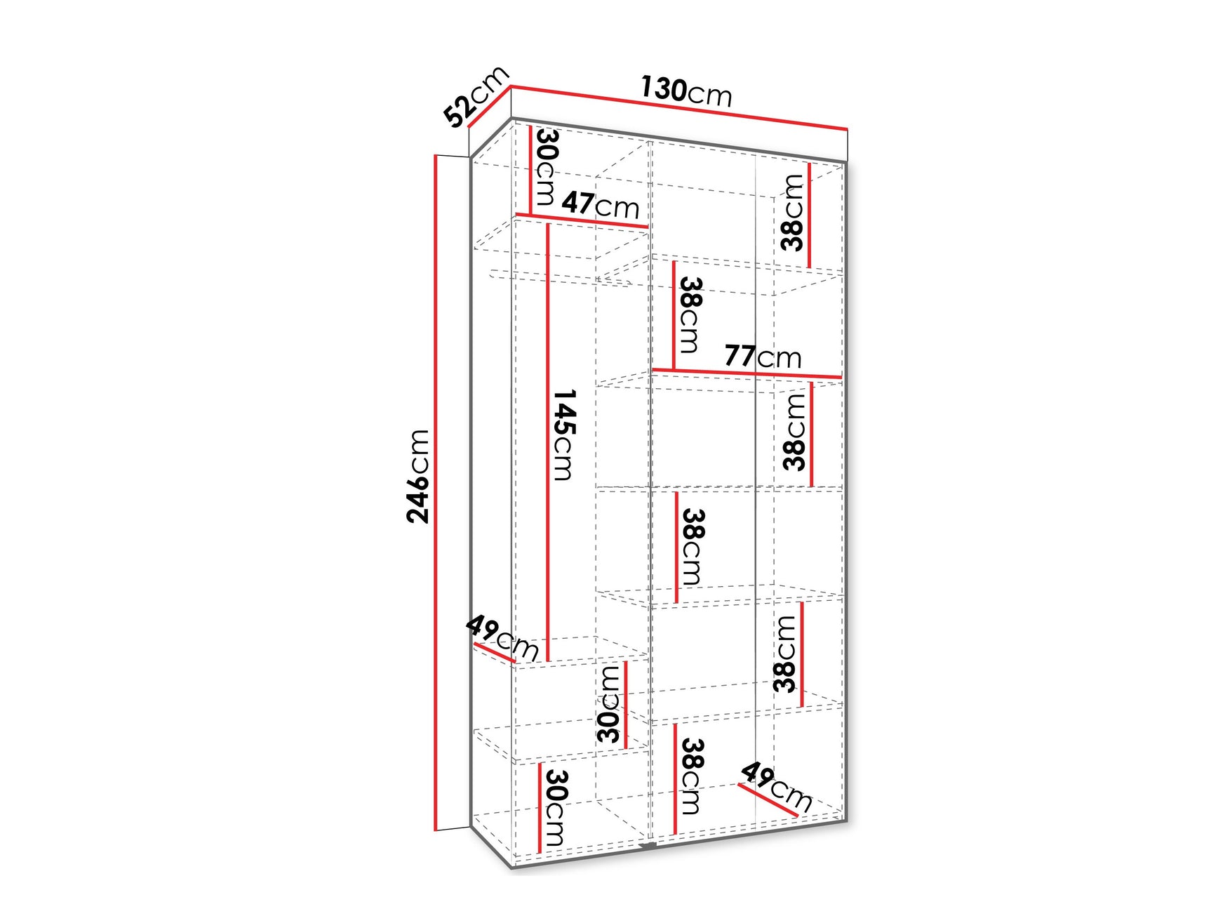 Garderobeskab Hartford 547