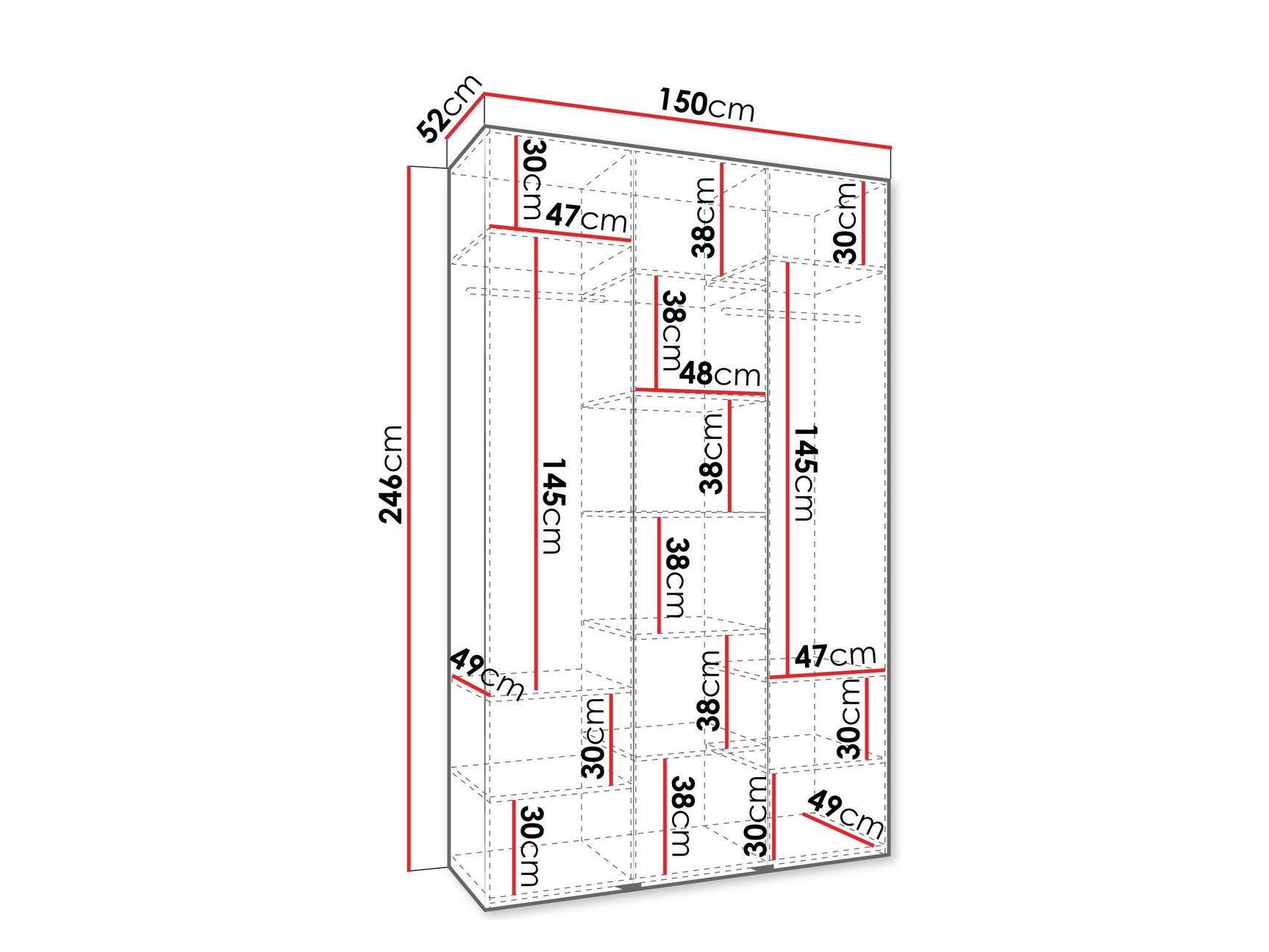 Garderobeskab Hartford 551
