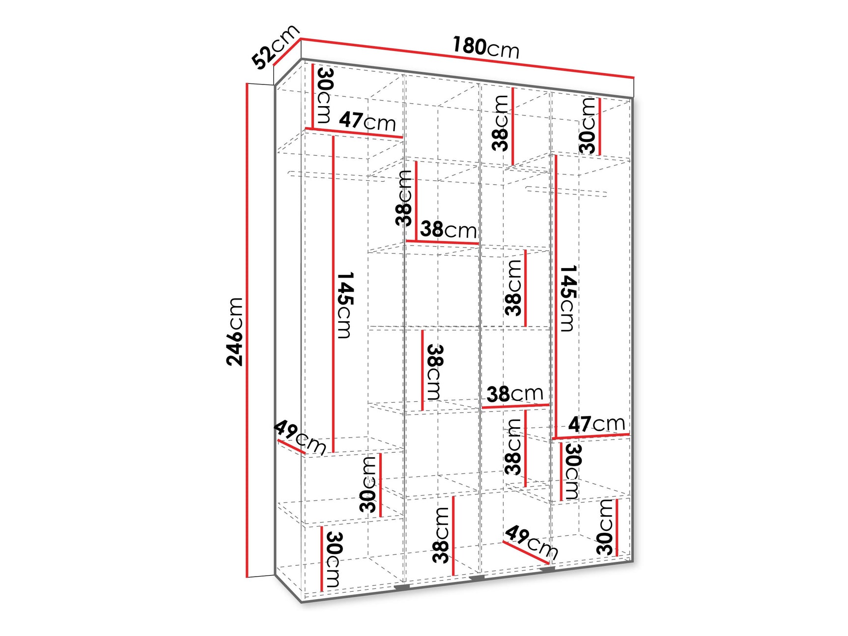 Garderobeskab Hartford 557